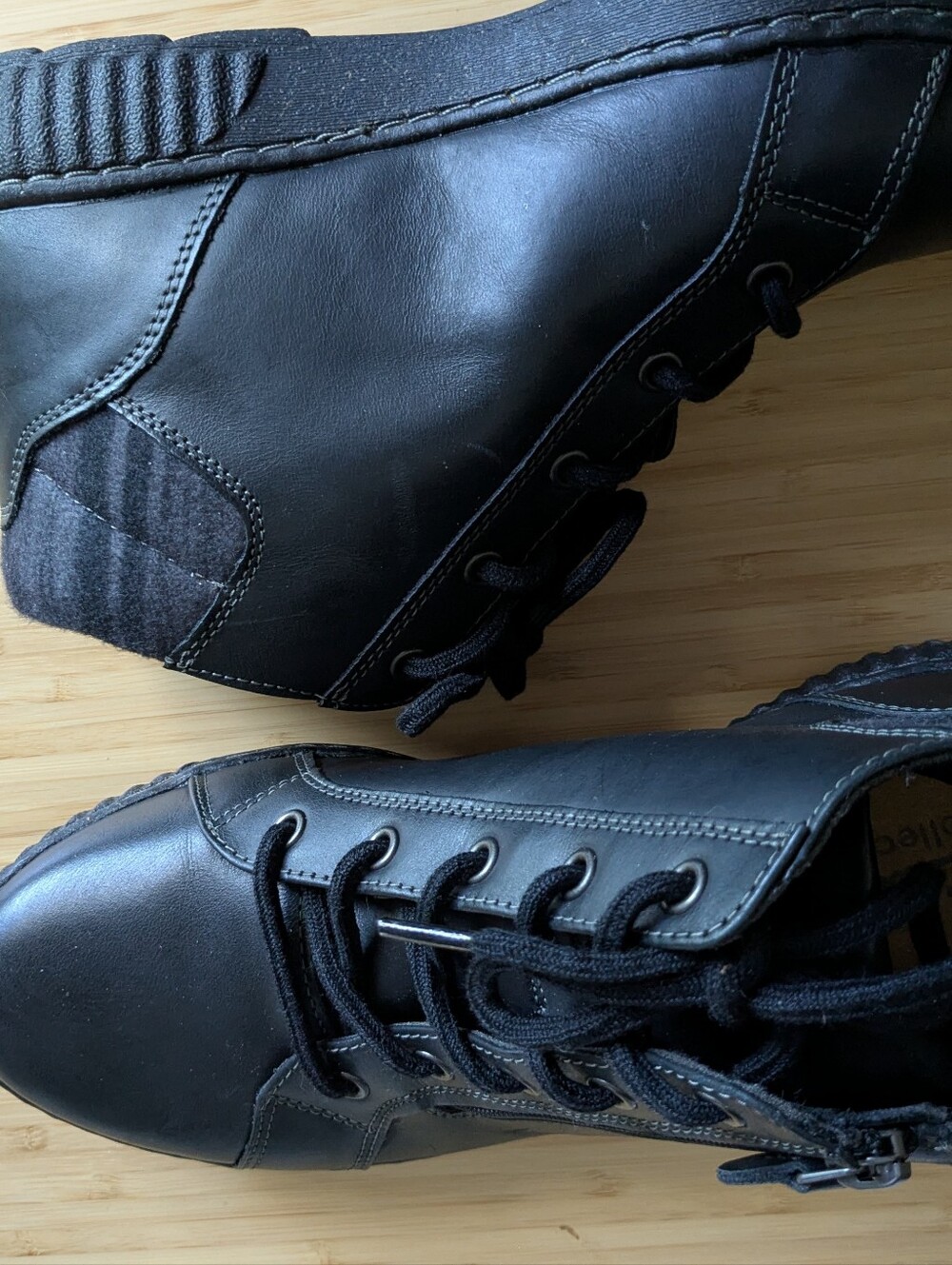 Clarks Caroline Park Boots - 10W - Black